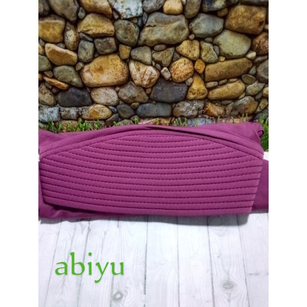 bergo dasya//oval polos//bergo dasya dewasa//bergo sekolah-Plum