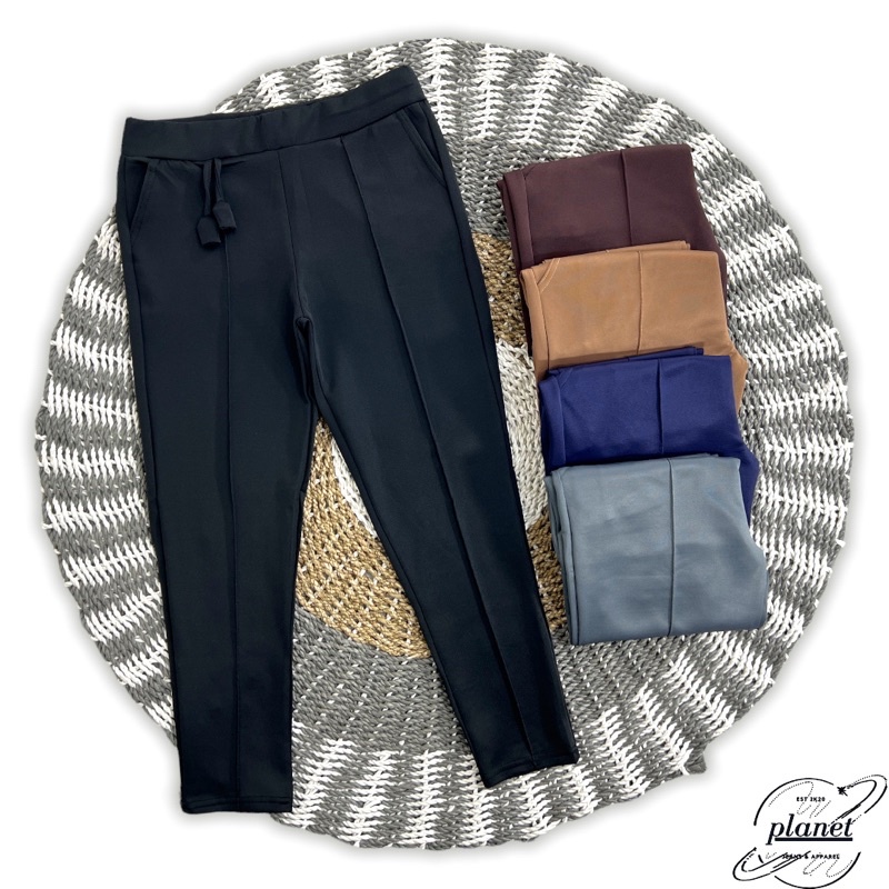 CELANA PANJANG WANITA POLOS STANDART ALL SIZE BAWAH PENSIL BAHAN SCUBA MELAR CELANA POLOS WANITA SEMI LEGGING PINGGANG KARET