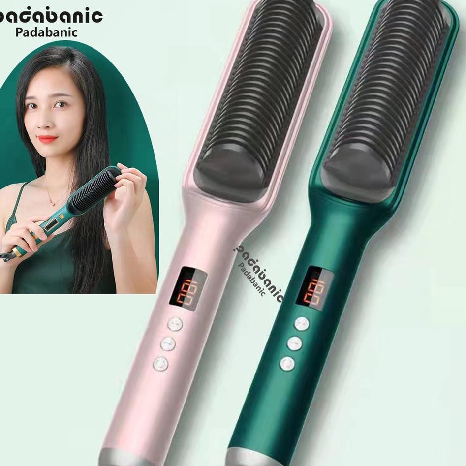 [PROMO TTC76] Padabanic Sisir Catok Pelurus Rambut Elektrik Fast Hair Straightener Catokan Rambut Sa