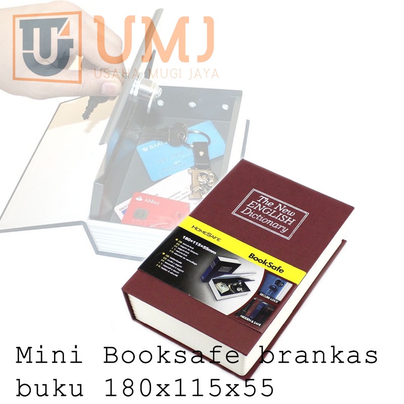 Hidden Safety Box/ Safe Book/ Brankas Buku