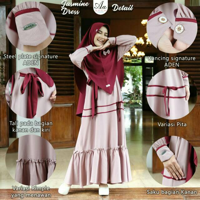JASMINE DRESS BY ADEN HIJAB