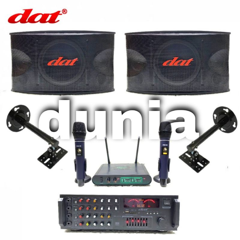 Paket Soundsystem Karaoke Dat DA 4500 - DA 313 Original 10 inch Bluetooth