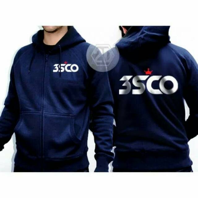 Jaket sweater Hoodie Zipper 3second