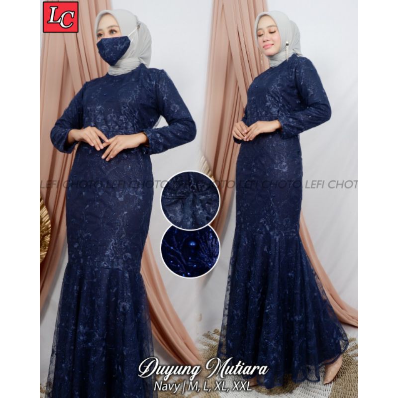 GAMIS DUYUNG LEFI 2/GAMIS LEBARAN/GAMIS MEWAH