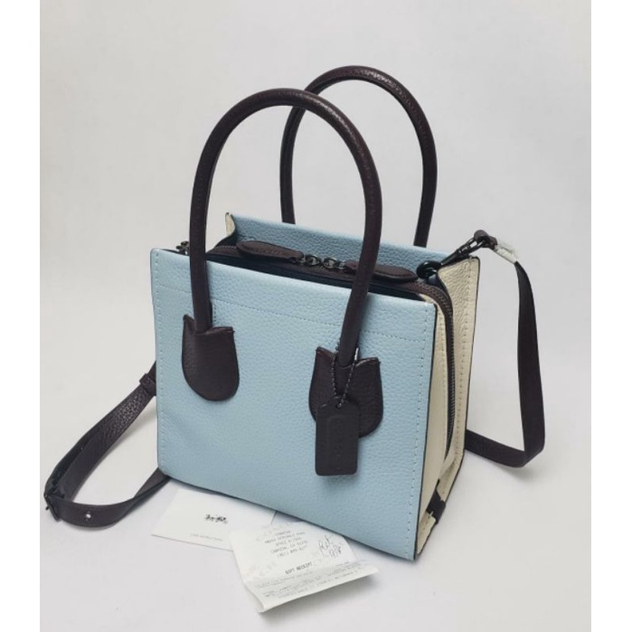 coach 732. Cashin carry tote 22. In colorblock. Waterfall multi. 21x20x12cm.