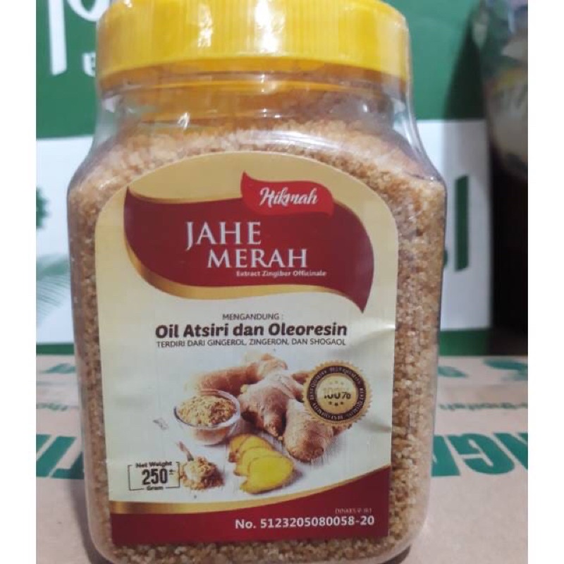 

Jahe Merah Hikmah Kemasan Toples 250 gram