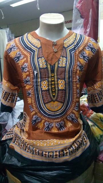 PROMO TERMURAH Baju Bali Dashiki Corak Warna Random