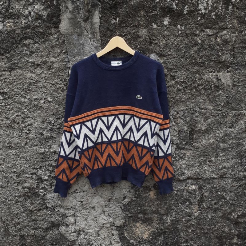 sweater rajut lacoste