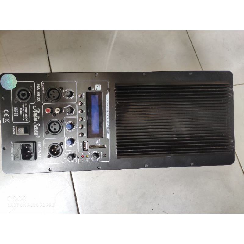 Kit Speaker Aktif Audio Seven HA800X HA800 X HA 800X 1000 Watt Original 38x16cm 38x16 cm Kit Aktif M