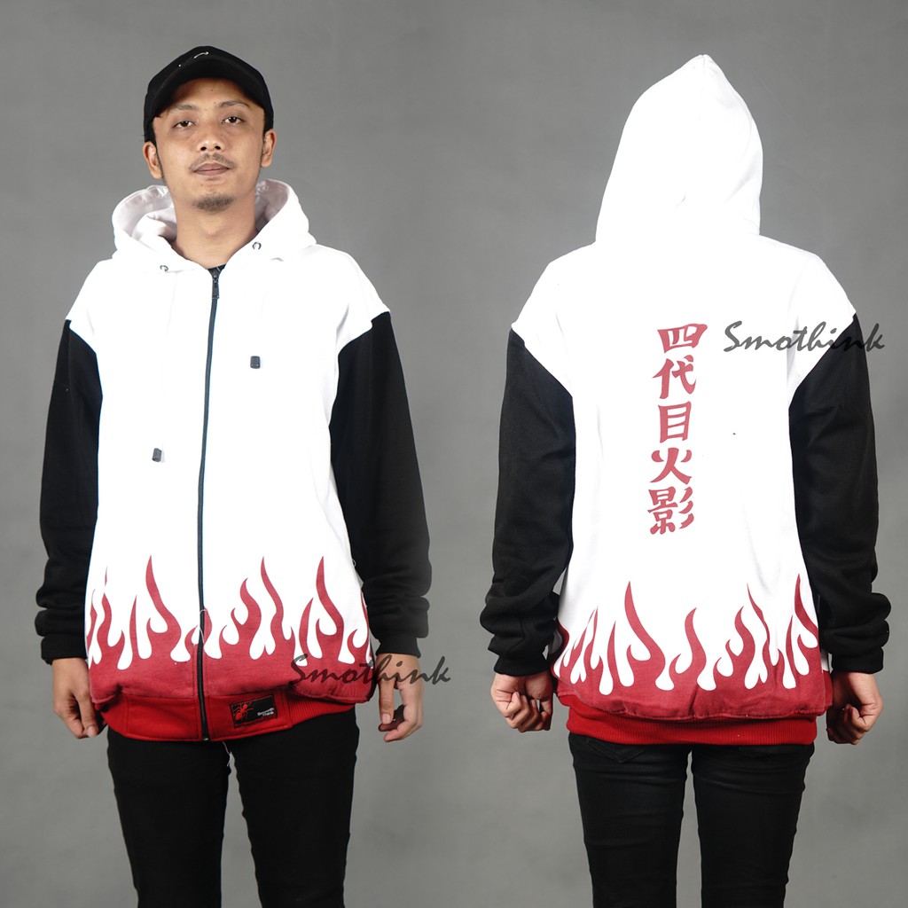 JAKET ANIME NARUTO / JAKET HOKAGE / JAKET NARUTO / JAKET HOODIE ANIME / JAKET PRIA 4.7