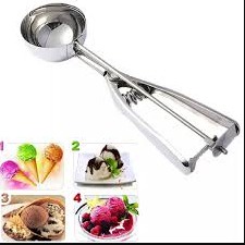 Sendok Es Krim Ice Cream Scoop Stainless Steel / Scoop Ice Cream  / Alat Skop Es Krim Bulat