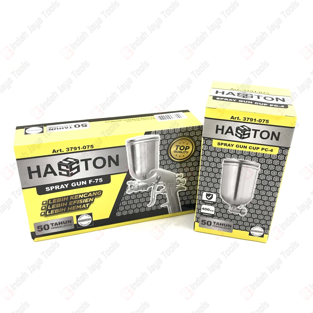 HASSTON 3791-075 Spray Gun F75 G Tabung Atas - Semprot Cat Air F 75