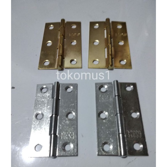 Engsel Stainles Tahan Karat Engsel Plat Jendela Engsel Pintu  Stainless Plate 2&quot; 2.5&quot; 3&quot; Inch