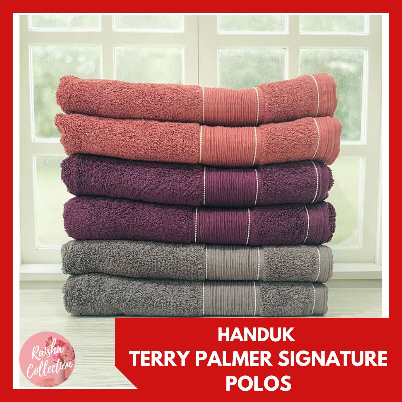 RC Terry Palmer Signature Polos Handuk Mandi Dewasa Ukuran Jumbo 70x140