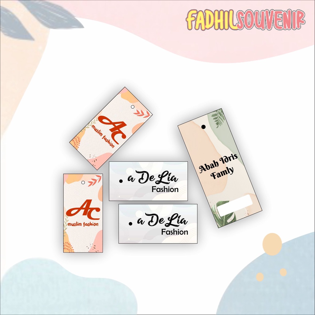 

GROSIR Label Baju Kertas Hang Tag Hand Tag Hangtag Toko FADHILSOUVENIR