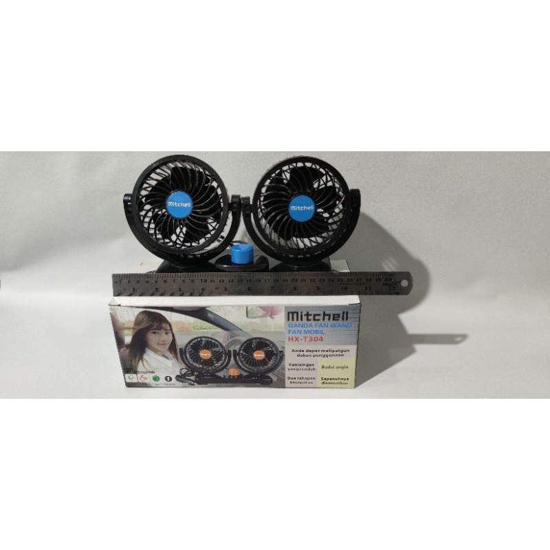 Kipas angin mobil T303/T304 24v kipas mobil/car cooling double fan