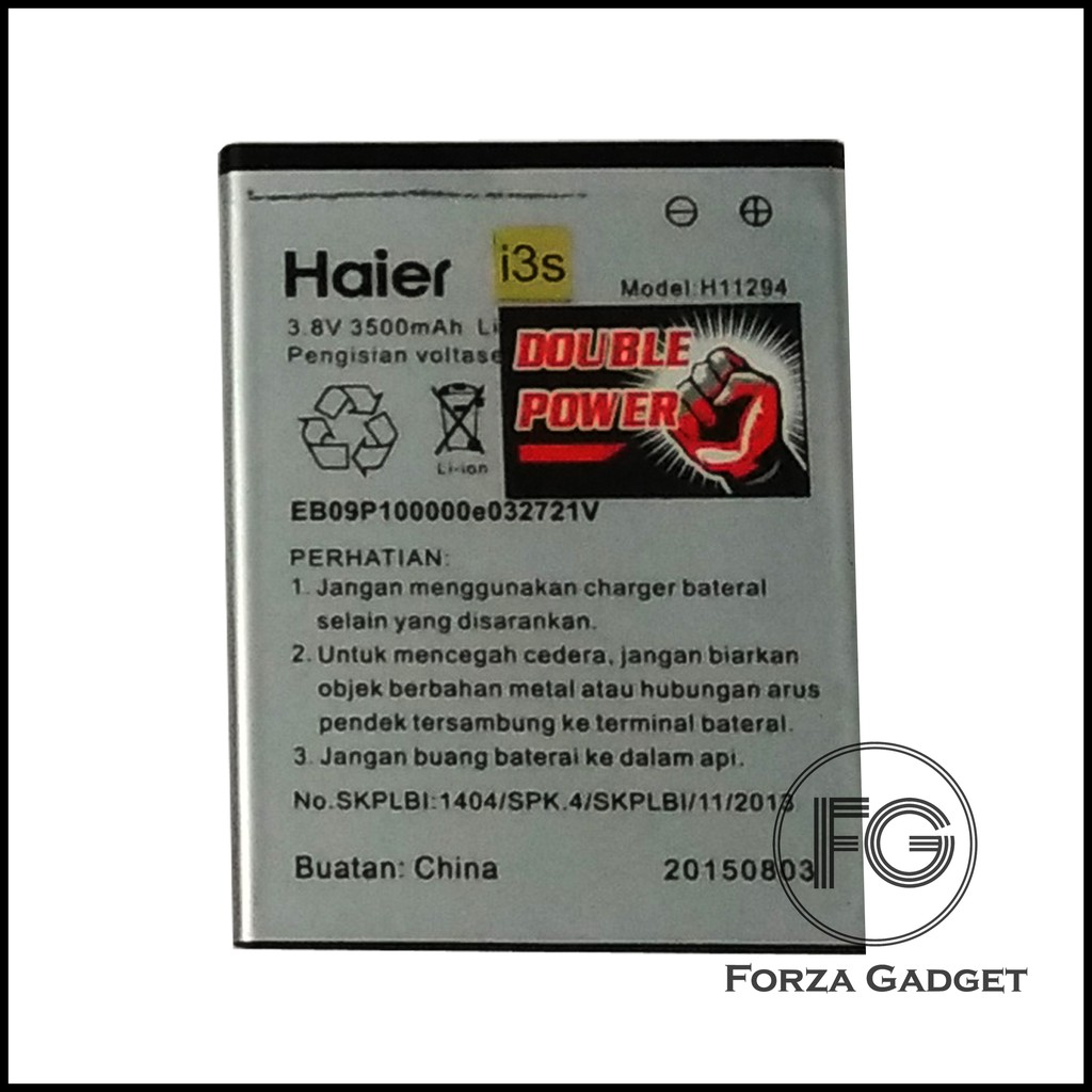 BATTERY DOUBLE POWER ANDROMAX i3s AD682H 3500MAH