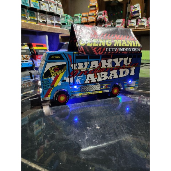 Miniatur truk oleng Mainan anak miniatur truk murah mainan mobil remote kontrol