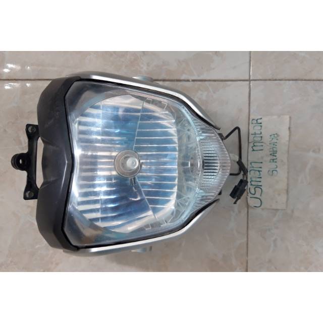 Headlamp reflektor lampu depan Byson karbu original
