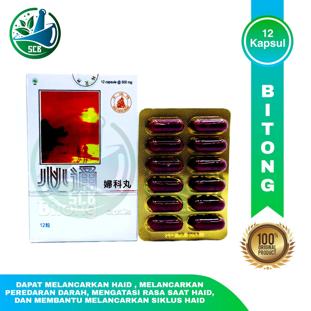 Bitong Kapsul - Obat Lancar Haid
