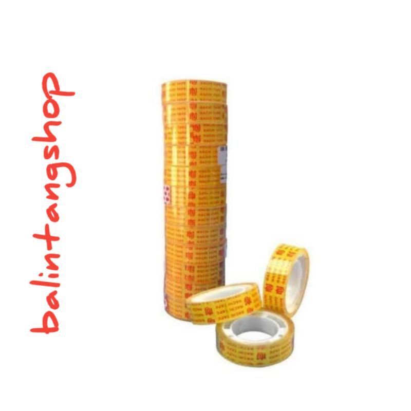 

1 ROLL ISOLASI 1/2x10 NACHI / JUAL SATUAN