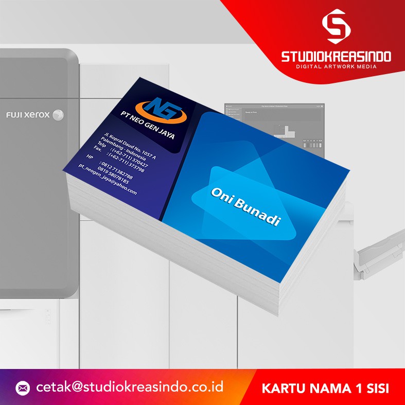 

Cetak Kartu Nama 1 Sisi (include Box) - Art Cartoon 260 gsm