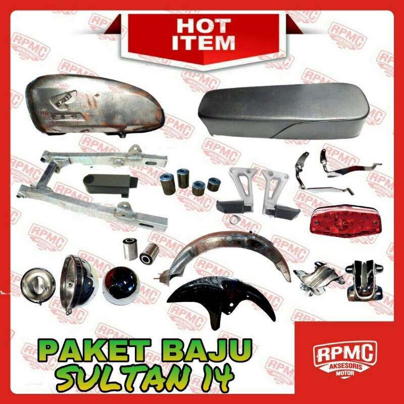 BODY SET CB GLATIK PAKET BAJU SET CB GLATIK SULTAN 14