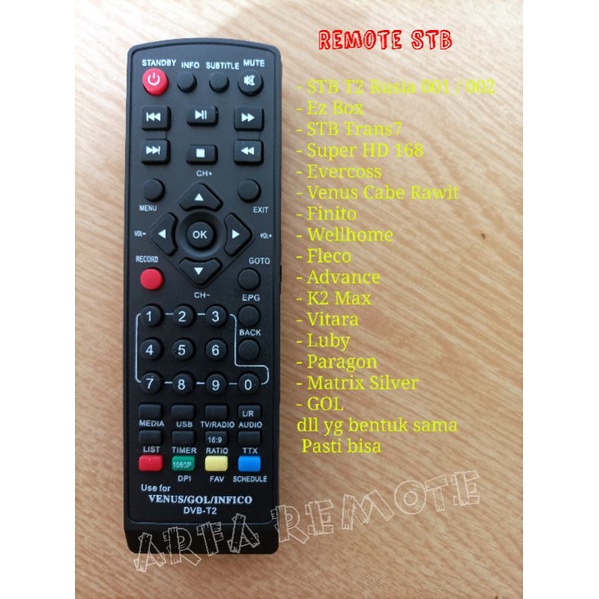 Remote STB GOL LUBY NOISE MATRIX SILVER dll