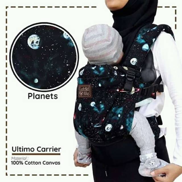 CuddleMe Ultimo Carrier BEST SELLER (motif planet) GENDONGAN SSC - HIPSEAT BISA CICIL