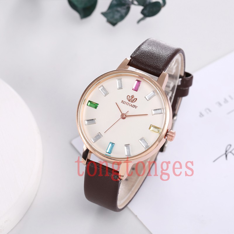 ✅[COD] JAM TANGAN WANITA KULIT DIAMOND IMPORT MURAH WATCH w97