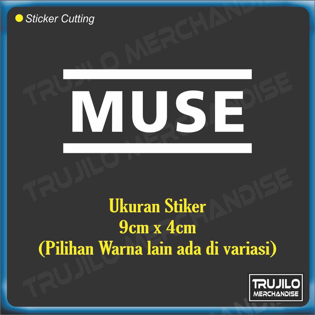 

Muse Band Cutting Stiker 9cmx4cm