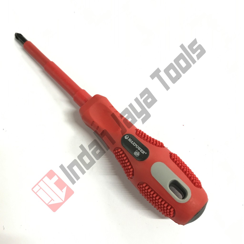 MAXPOWER Obeng Listrik PLUS PH2 x 100 mm - Isolated 1000V Screwdriver