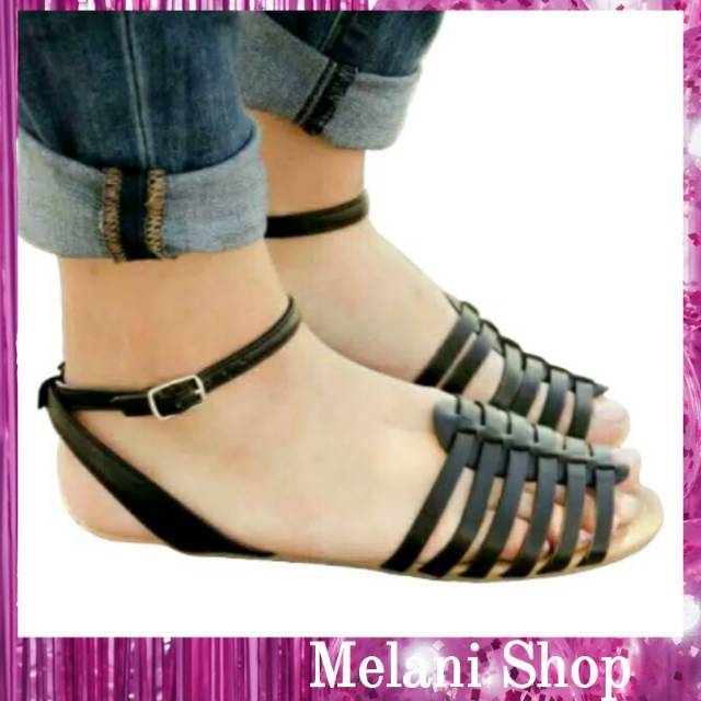 Clarisse Sandal  Wanita Tali  Lilit  SWIRL REALPICT Teplek 