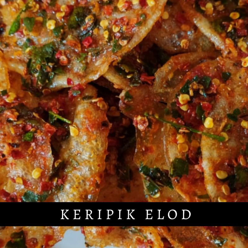 

(100 Gram) KERIPIK ELOD REMPAH Pedas & Original