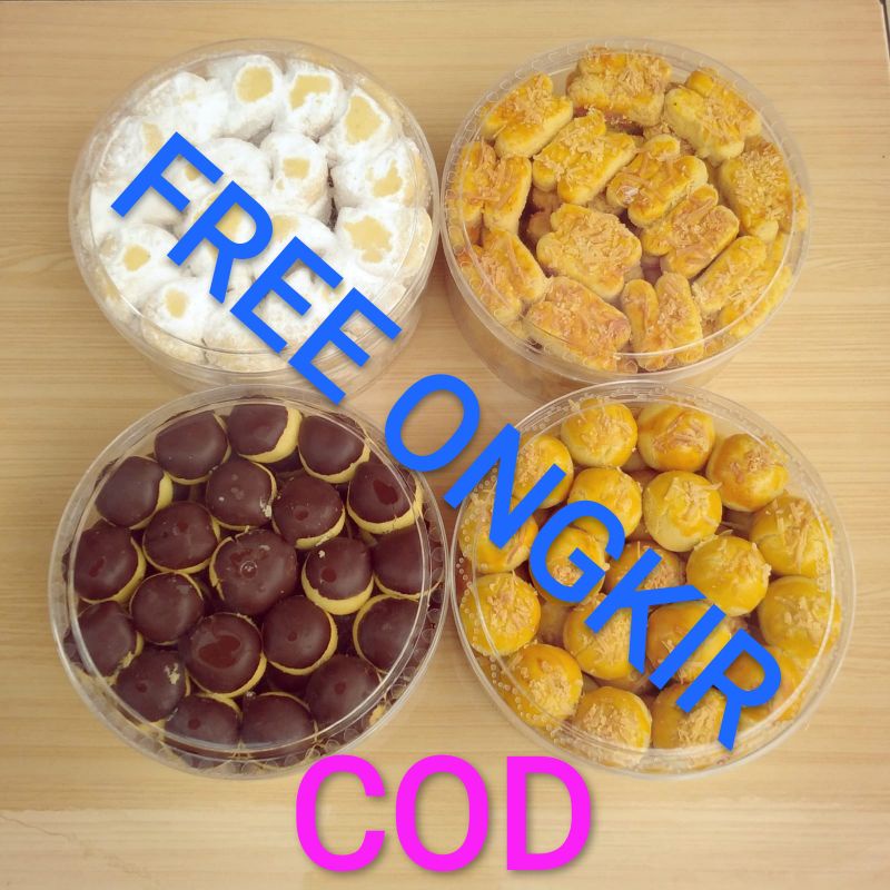 

Aneka Kue Kering Nastar Putri Salju Kastangel Kue Kacang Wijen 500 Gram