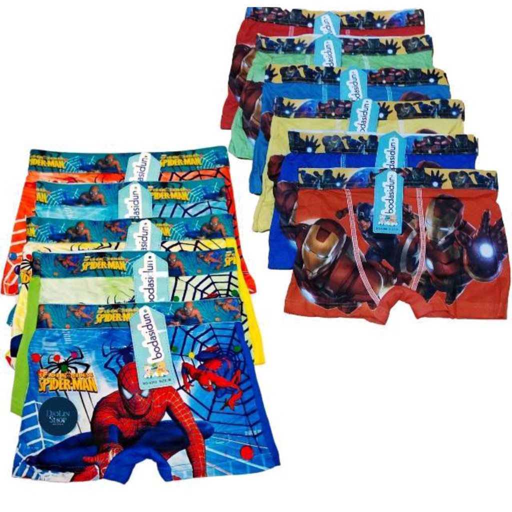 3 PCS CELANA DALAM BOXER  ANAK LAKI-LAKI TERLARIS 3-7 TAHUN -MURAH