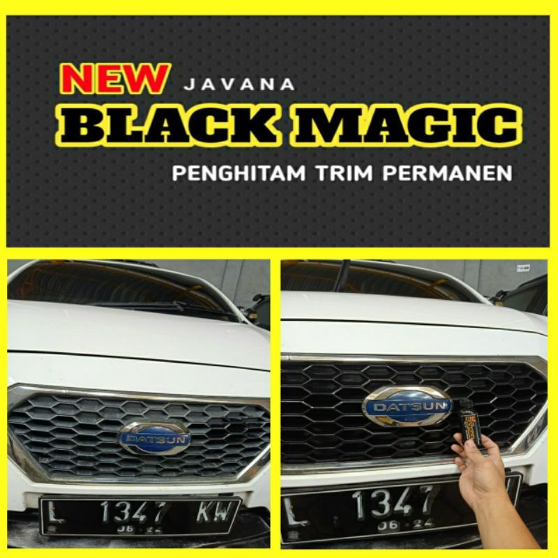 (BISA COD) New Black Magic Penghitam Body Kendaraan 100% Permanen isi 60 ml