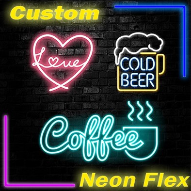 CUSTOM NEON FLEX / NEON FLEX MURAH / LOGO BRANDING NEON FLEX