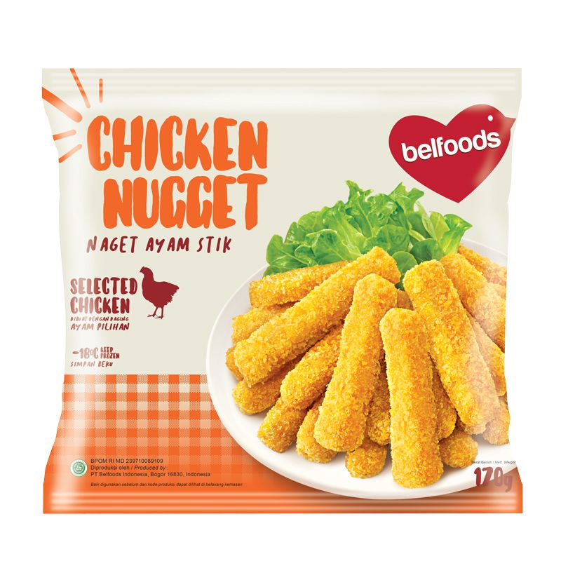 

Chicken Nugget Stik Belfoods 170 gr