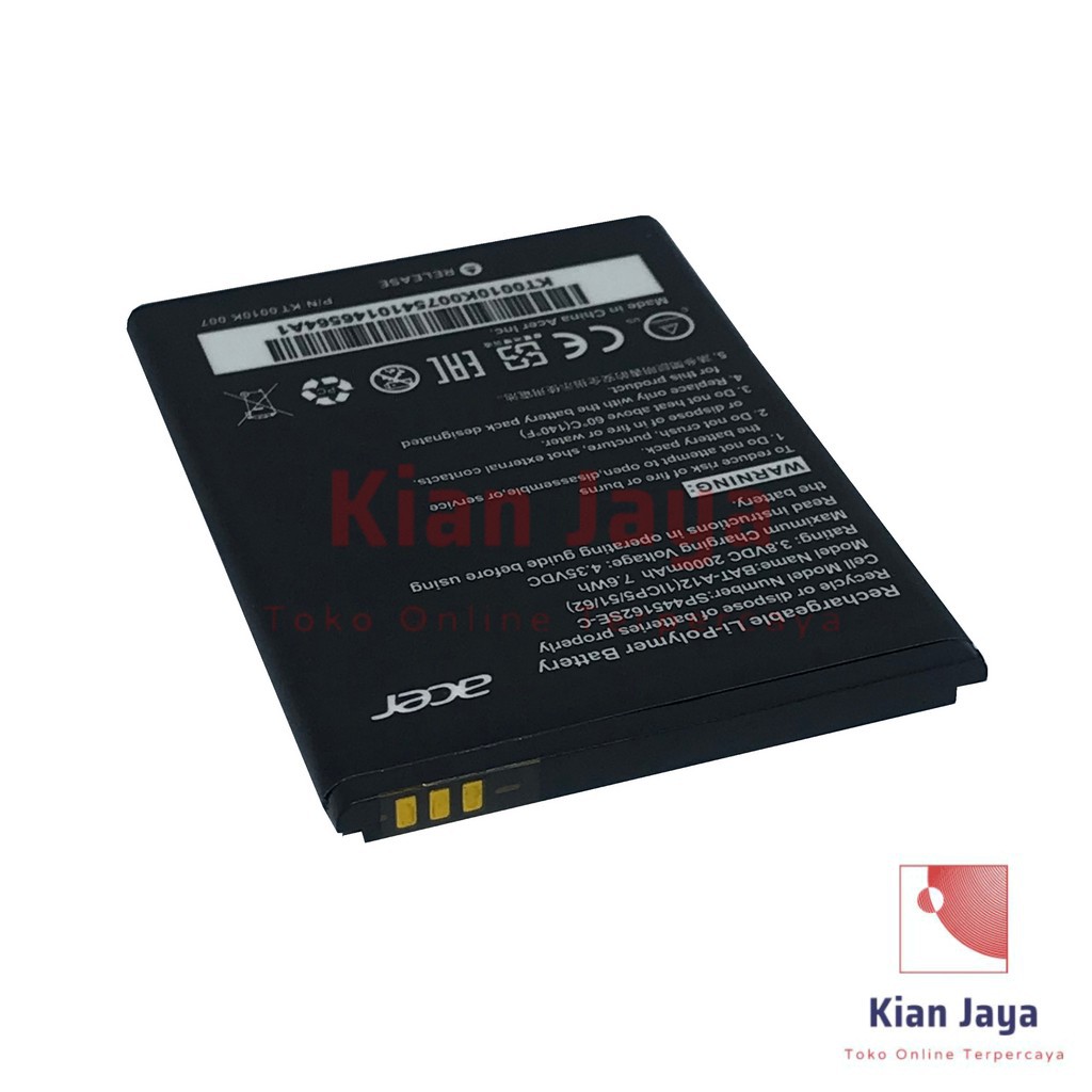 Baterai Hp Acer Z520 BAT-A12 BAT A12 Original OEM Batrai Batre Battery