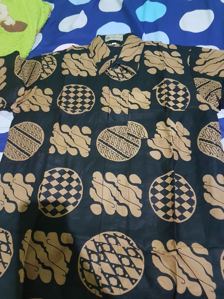 Bswart Batik Hrb026 Kenongo Hem Pendek Padi Pekalongan M L Xl 