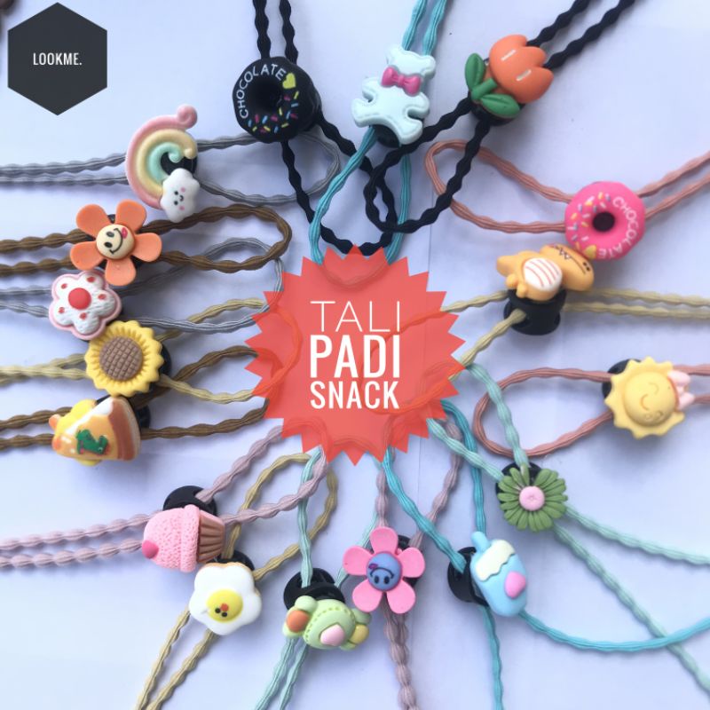 strap masker TALI PADI PREMIUM SNACK/strap masker hijab/strap mask/kalung masker/tali masker/dinova 