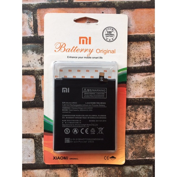 Batre Batre Xiaomi BN43 Batre Batre Hp Xiaomi Redmi Note 4X Batre Batre BN 43 Batre Redmi Note 4X Batre Batre Original Oem New