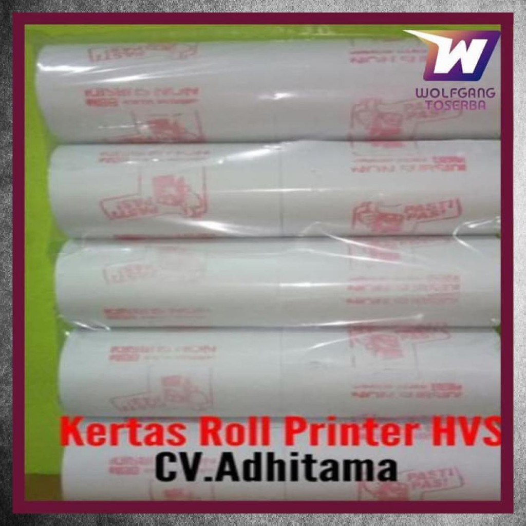 

Murah!!! Kertas Roll Printer Hvs Bon Print Spbu 50 Roll