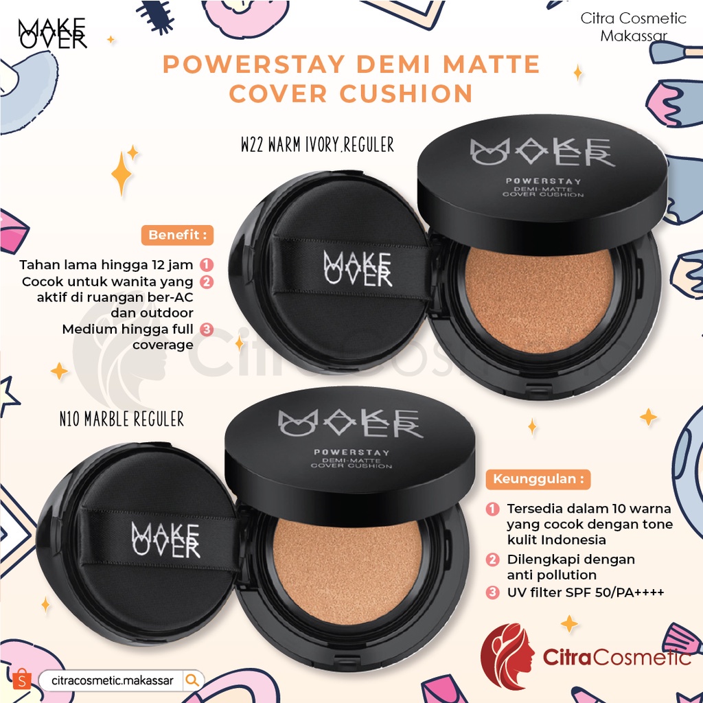 Make Over Demi-Matte Cover Cushion 15 Gr