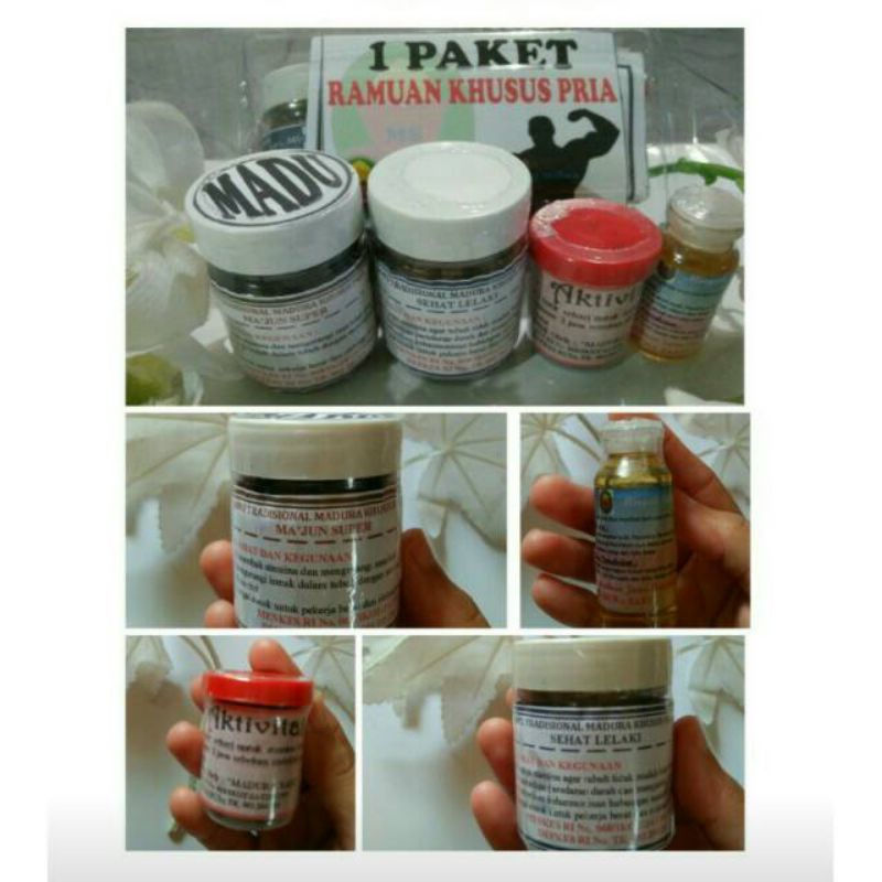Paket khusus pria/jamu madura/sehat lelaki