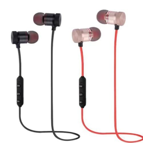 Headset BLUETOOTH Handsfree M5 Sport Earphone Twins MAGNET Grosir