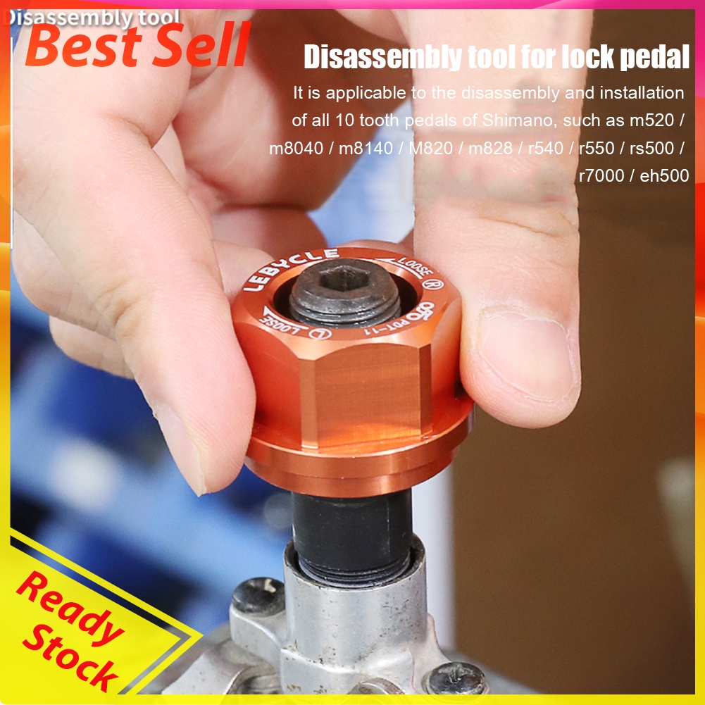 10T MTB Road Bike Pedal Axle Spindle Removal Installation Tool Lock Bolt