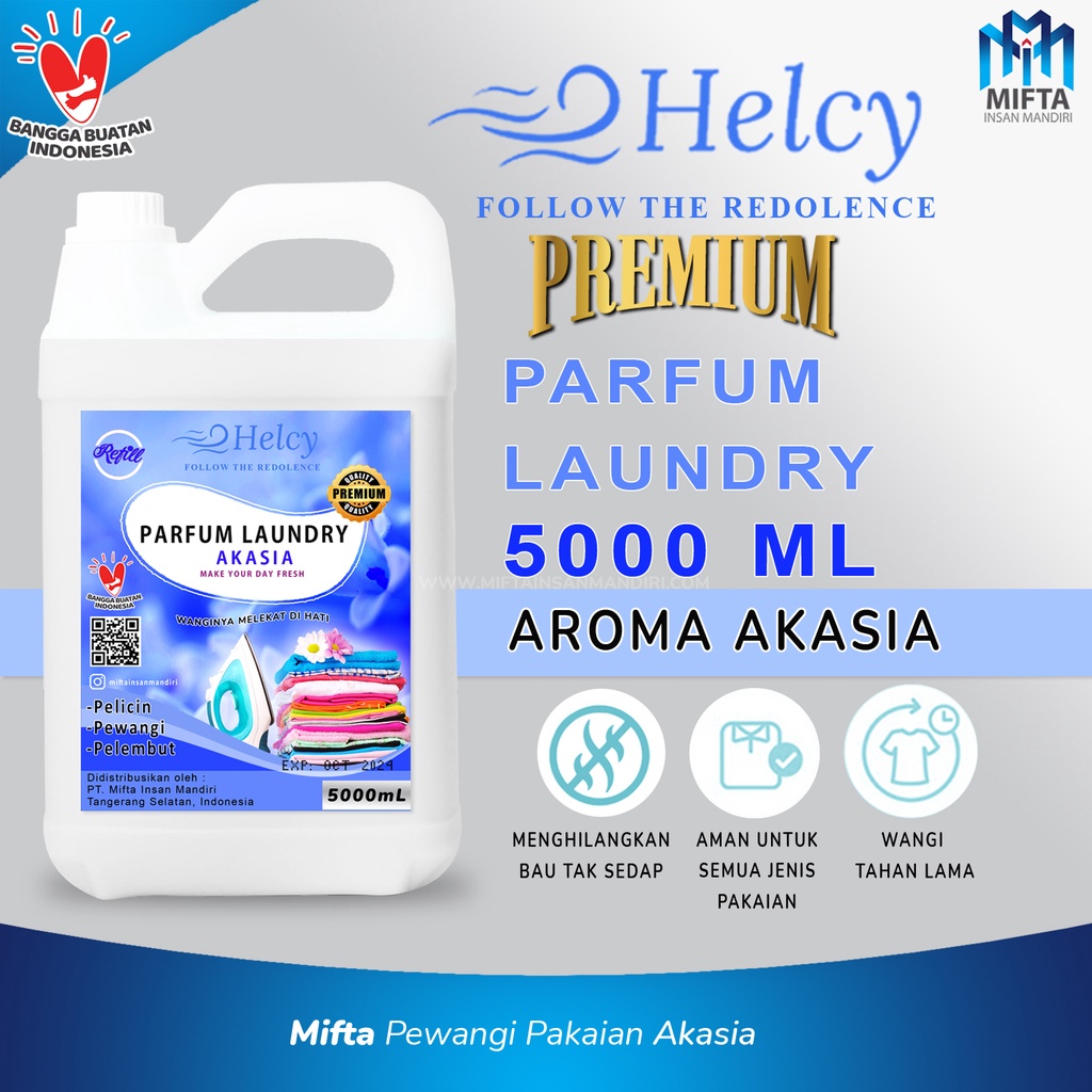 PARFUM LAUNDRY PREMIUM GRADE A / HELCY PARFUM LAUNDRY PREMIUM 5 LITER