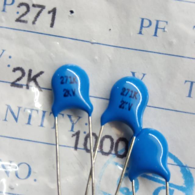 Kapasitor high voltage 270pf 2kv